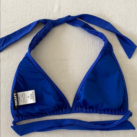 DKNY Blue Bikini Swim-suite Size S - Picture 3 of 8